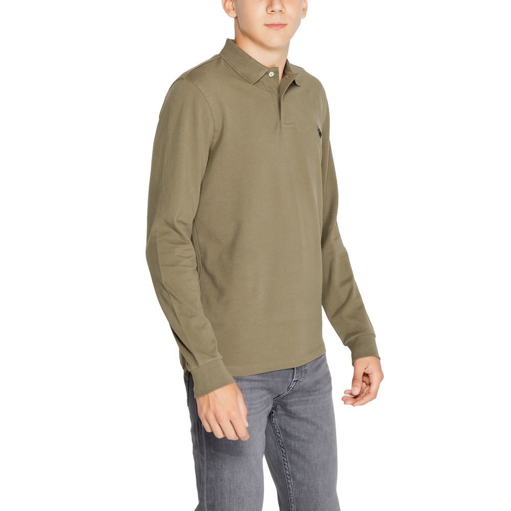 U.S. POLO ASSN. Green Cotton Long Sleeve