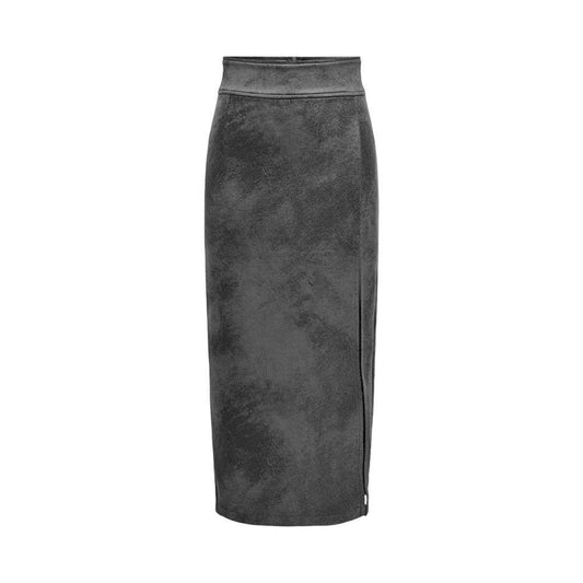 Only Only Gray Artificial Leather Skirt ON-15562700136-IT40|S 1728,71956299936,Clothing,Gray,IT40|S,New with tags,Only,Skirts - Women - Clothing,Women,Women - Clothing