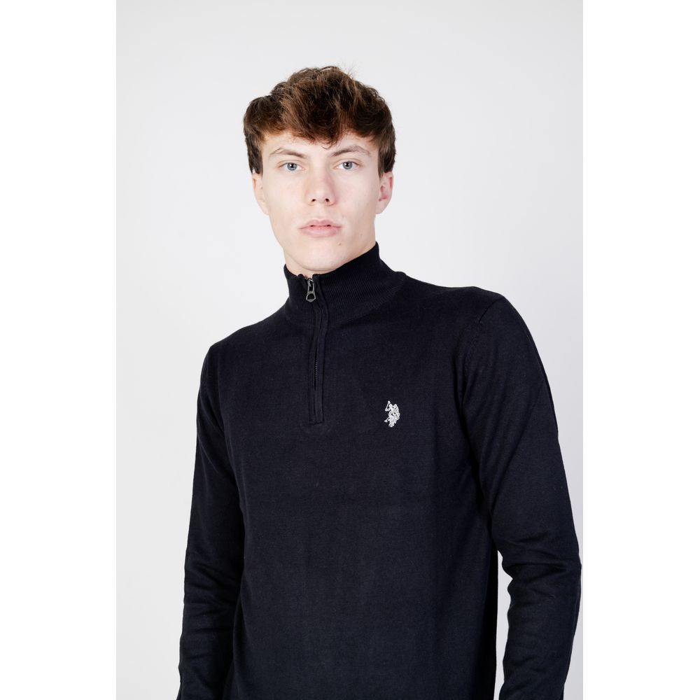 U.S. POLO ASSN. Black Cotton Sweatshirt