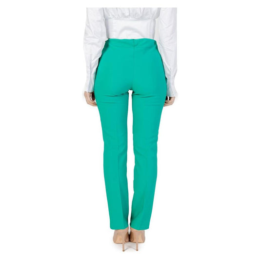 Sandro Ferrone Sandro Ferrone Green Polyester Jeans & Pant SA-13496100148-IT40 | XS 1728,71956299936,Clothing,Green,IT40 | XS,Jeans & Pants - Women - Clothing,New with tags,Sandro Ferrone,Women,Women - Clothing
