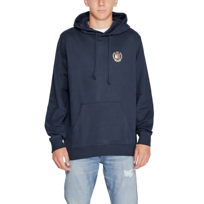 Tommy Hilfiger Jeans Blue Cotton Hoodie