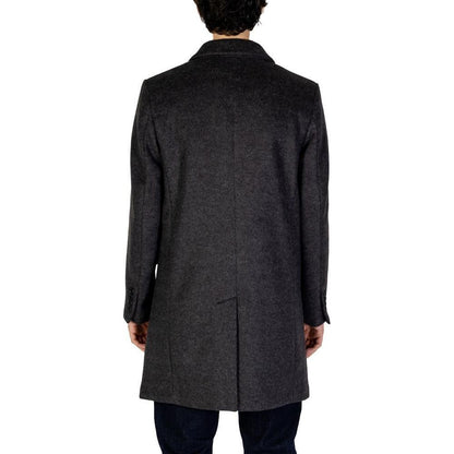 Antony Morato Gray Polyester Coat