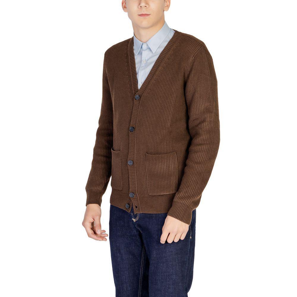 Antony Morato Brown Polyester Cardigan AN-14638900140-IT48 | L