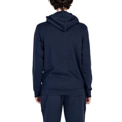 Emporio Armani Underwear Blue Cotton Hoody