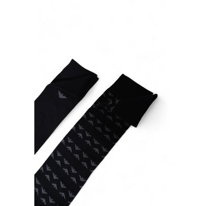 Emporio Armani Underwear Black Cotton Socks