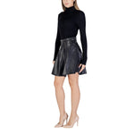 Morgan De Toi Black Viscose Midi