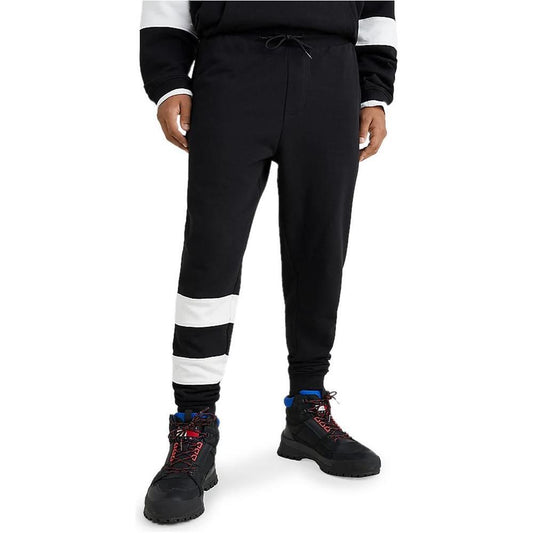 Tommy Hilfiger Jeans Black Cotton Joggers Workout Pant TO-10187100009-IT42 | XS