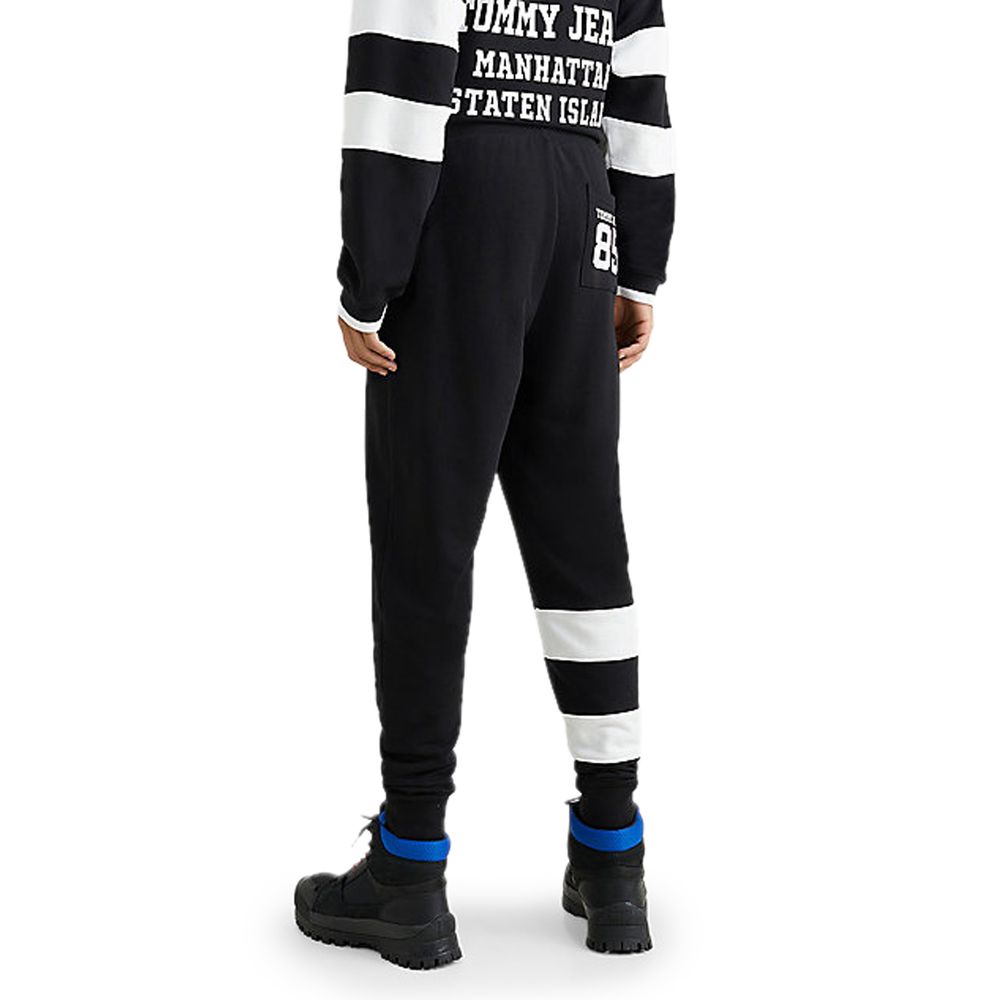 Tommy Hilfiger Jeans Black Cotton Joggers Workout Pant