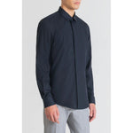 Antony Morato Blue Cotton Shirt AN-10248800010-IT46 | S
