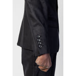 Antony Morato Black Linen Blazer AN-10253200009-IT46 | S