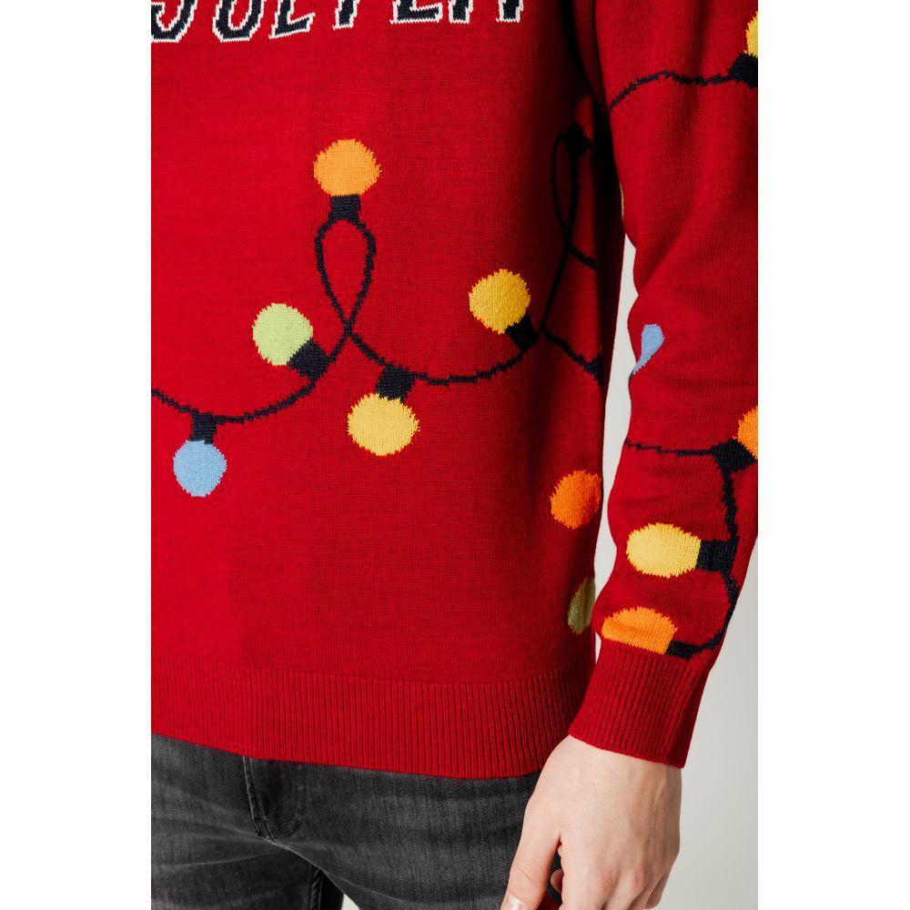 Only & Sons Red Marabou Sweater ON-11467400146-IT44 | S
