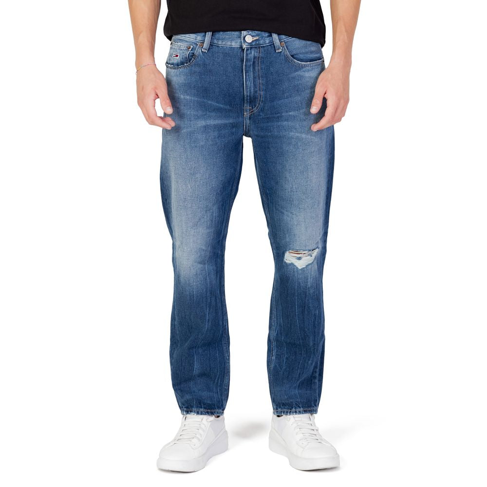 Tommy Hilfiger Jeans Blue Cotton Slim Fit Jean TO-11574400176-W32 | L30