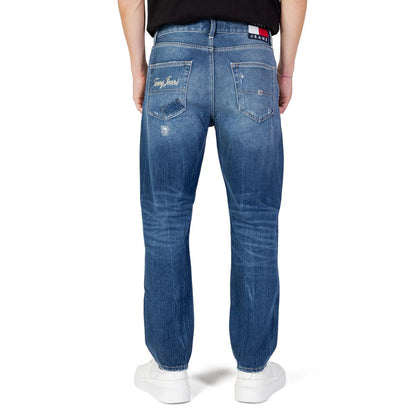 Tommy Hilfiger Jeans Blue Cotton Slim Fit Jeans