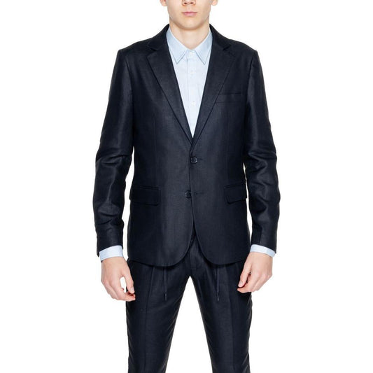 Antony Morato Black Linen Blazer 1728,71956299936,Antony Morato,Black,Blazers - Men - Clothing,Clothing,IT46 | S,IT48 | M,IT54 | XXL,Men,Men - Clothing,New with tags Antony Morato AN-13367300009-IT46 | S