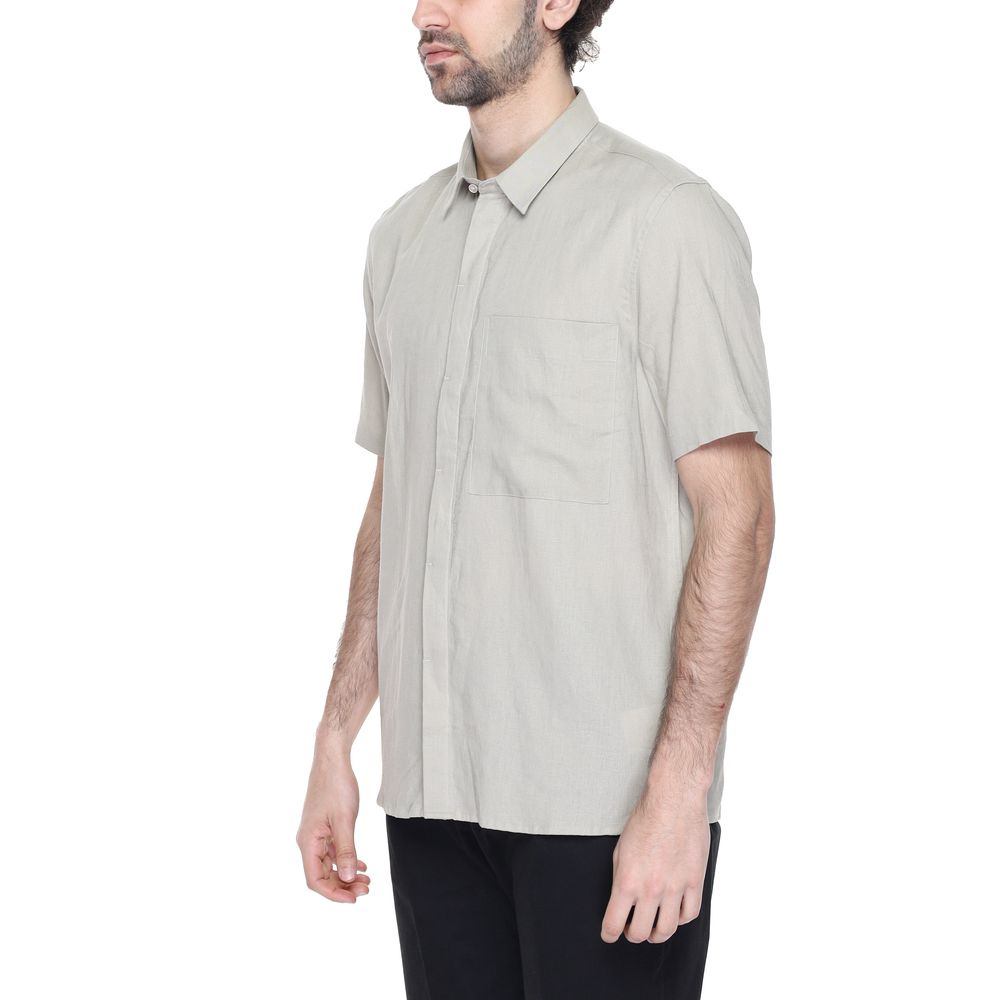 Antony Morato Beige Linen Shortsleeve
