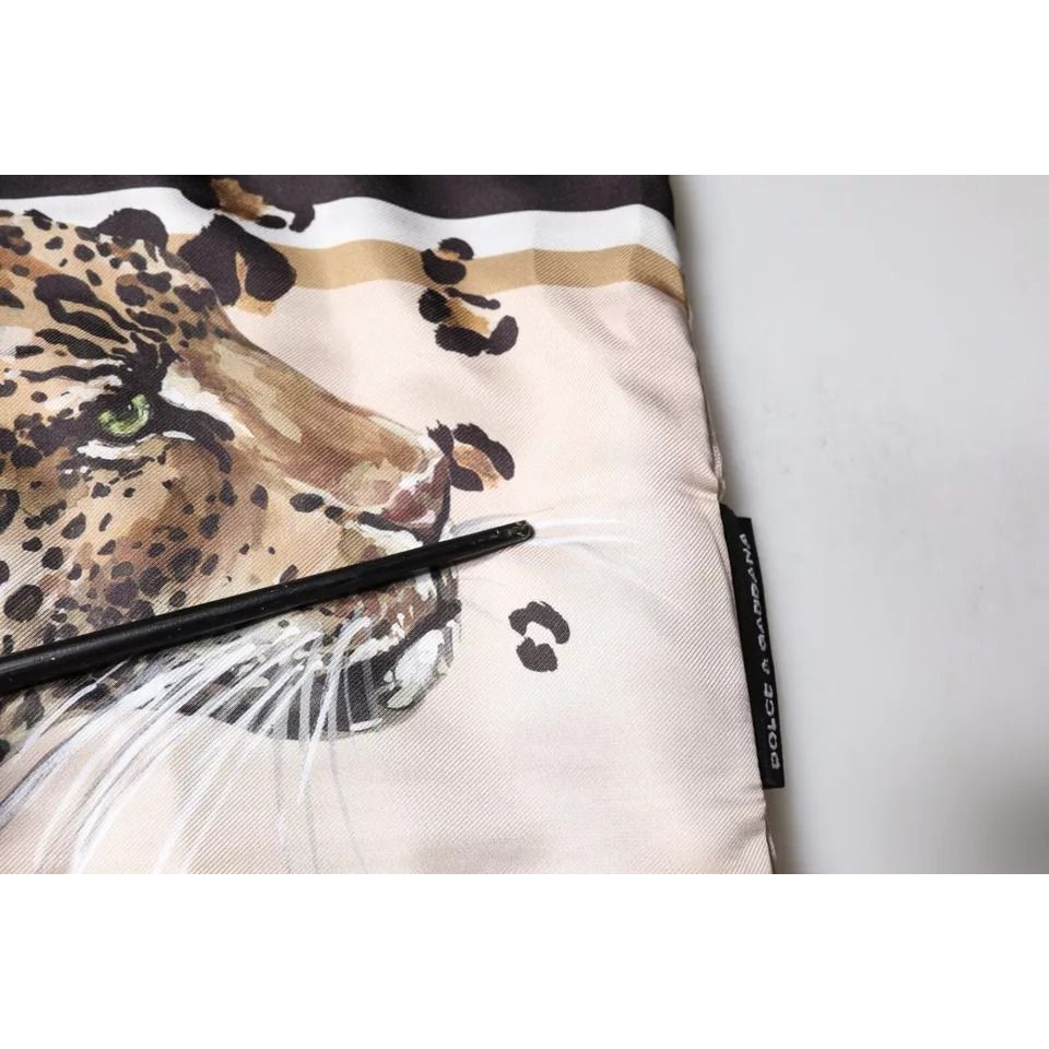 Dolce & Gabbana Black Leopard Cotton Short Sleeves T-shirt