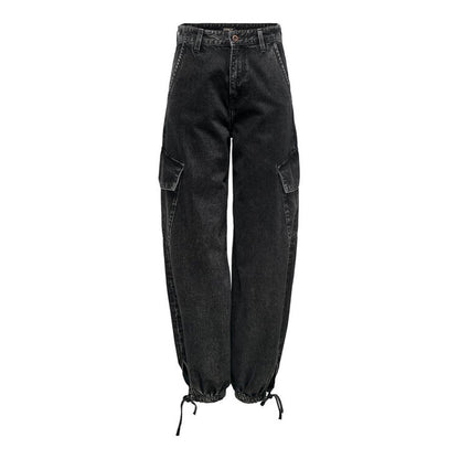 Only Black Cotton Boyfriend Jeans