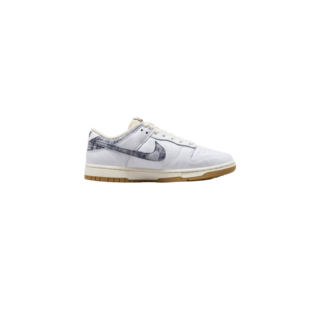 Nike Blue Leather Low Top Sneakers
