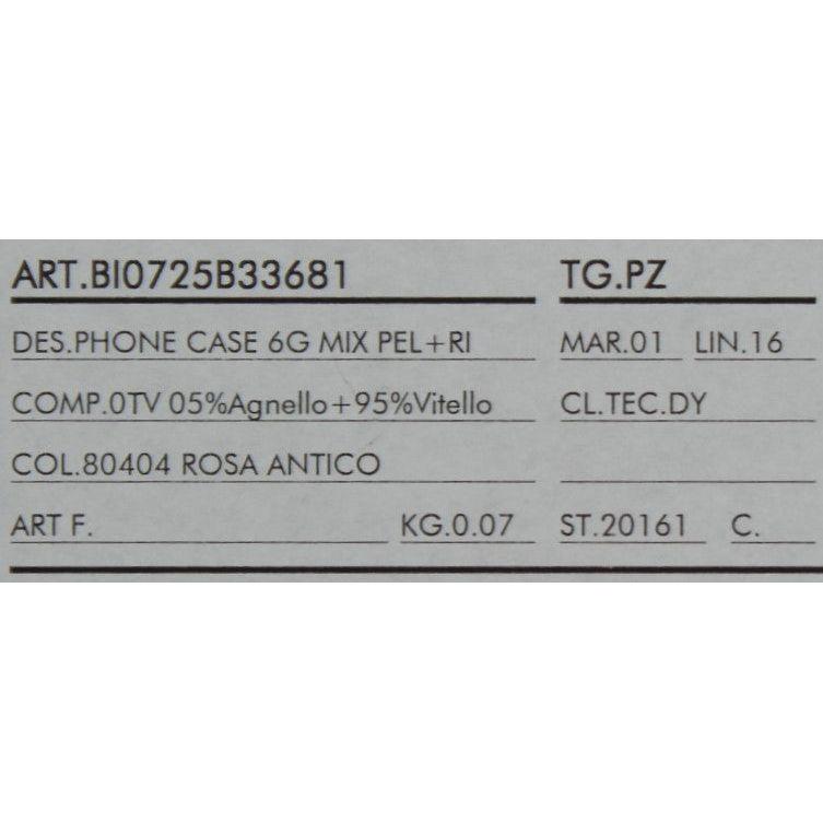 Dolce & Gabbana Pink Leather Heart Phone Cover