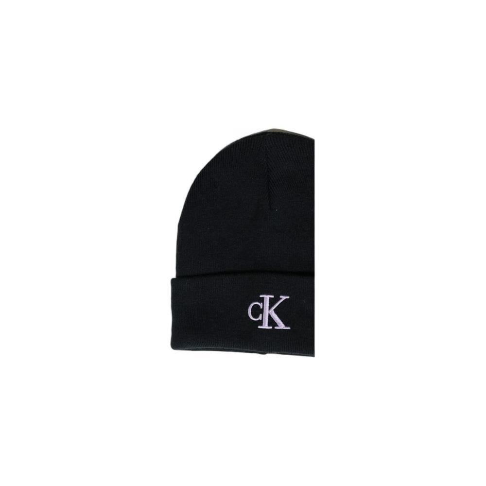 Calvin Klein Jeans Black Recycled Polyester Caps Baseball Hat CA-14599000009-ONE SIZE