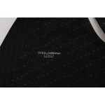 Dolce & Gabbana Gray STAFF Cotton Striped Vest SIG60356-1