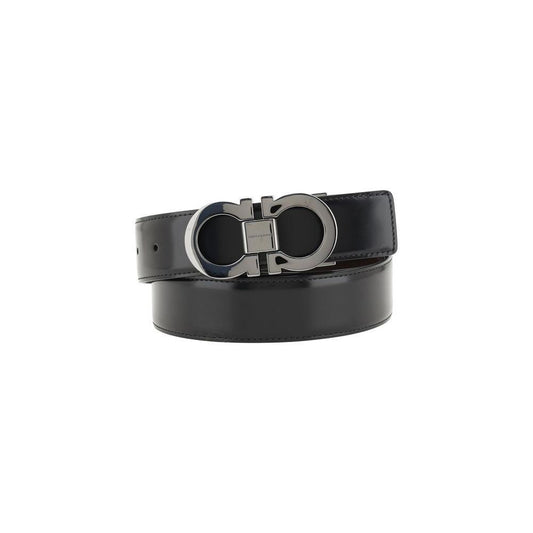 Ferragamo Ferragamo Reversible Belt FE-644557001-110 CM / 44 INCHES 100 cm / 40 Inches,105 cm / 42 Inches,110 cm / 44 Inches,1728,72470364320,90 cm / 36 Inches,95 cm / 38 Inches,Accessories,Belts - Men - Accessories,Black,Ferragamo,Men,Men - Accessories,N