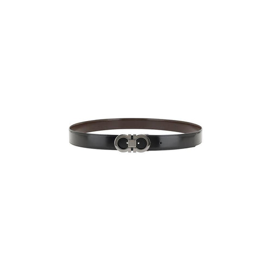 Ferragamo Ferragamo Reversible Belt FE-644557001-110 CM / 44 INCHES 100 cm / 40 Inches,105 cm / 42 Inches,110 cm / 44 Inches,1728,72470364320,90 cm / 36 Inches,95 cm / 38 Inches,Accessories,Belts - Men - Accessories,Black,Ferragamo,Men,Men - Accessories,N