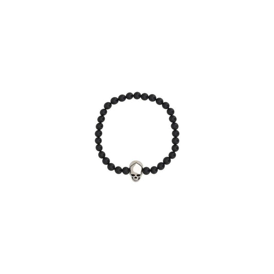 Alexander McQueen Alexander McQueen Skull Bracelet AL-7069791AAIX1010-ONE SIZE 1728,72470364320,Alexander McQueen,Black,Bracelets - Men - Jewelry,Jewelry,Men,Men - Jewelry,New with tags,One Size