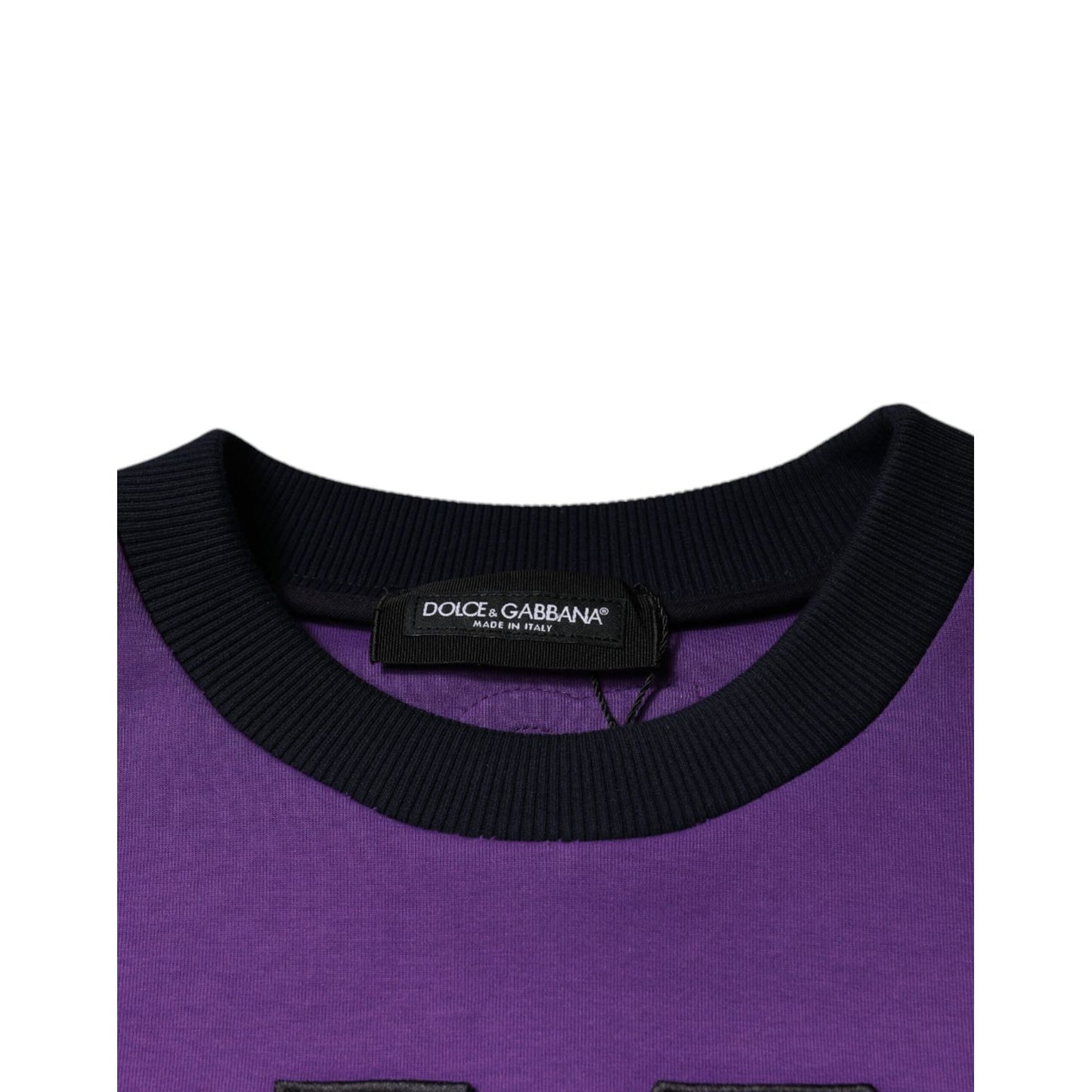 Dolce & Gabbana Multicolor Crew Neck Men Sweatshirt Sweater