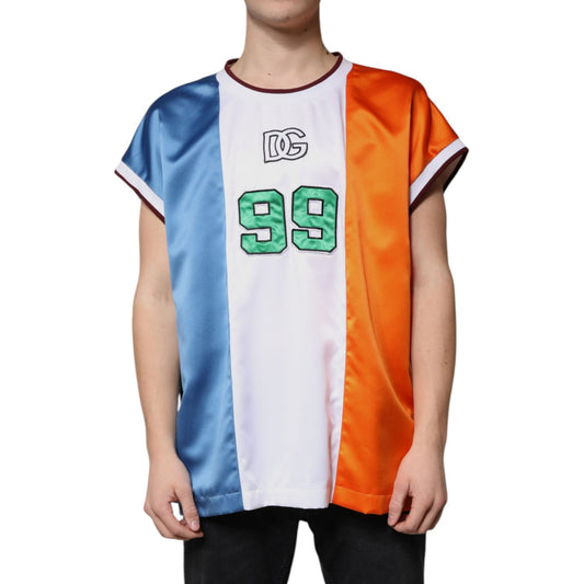 Dolce & Gabbana Multicolor Jersey Tank Sleeveless T-shirt