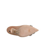 Dolce & Gabbana Beige Satin Crystal High Heels Pumps Shoes LA12143-39