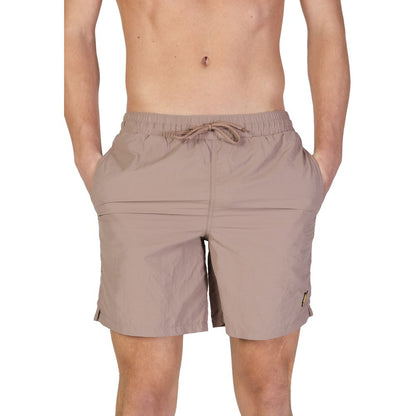 Lyle & Scott Beige Nylon Swim Short