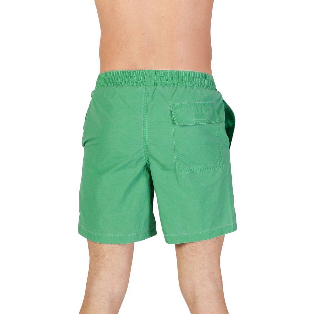Lyle & Scott Green Nylon Swim Shorts