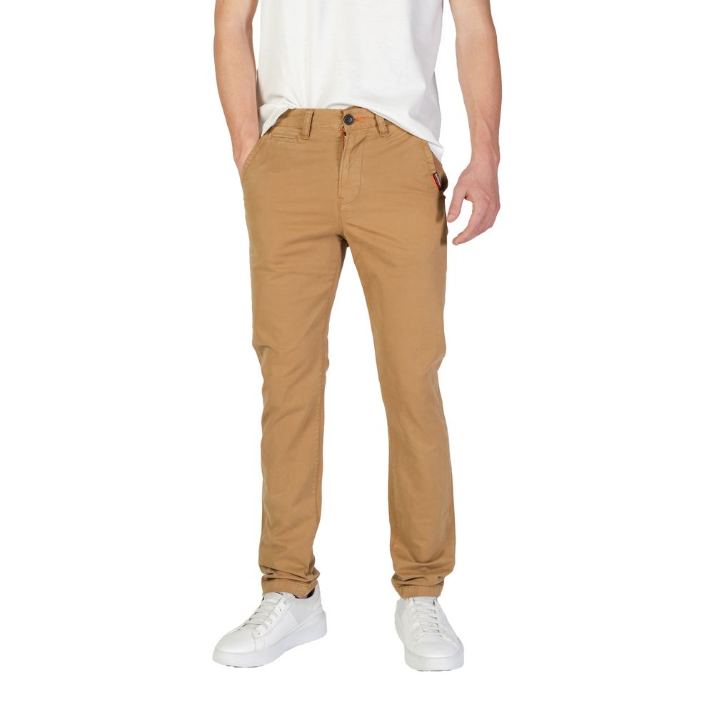 Superdry Beige Cotton Skinny Pant