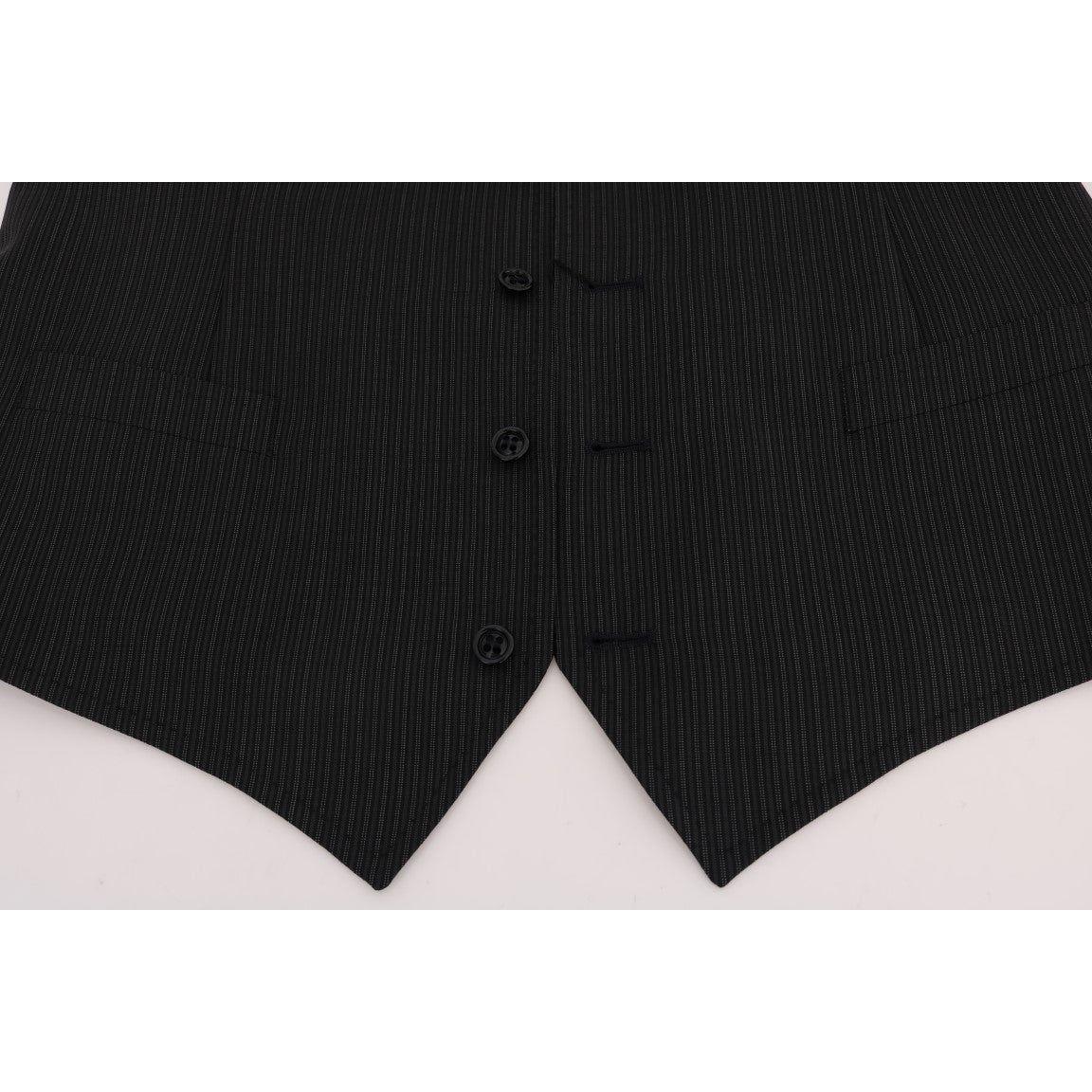 Dolce & Gabbana Gray Wool Stretch Vest SIG60320-1