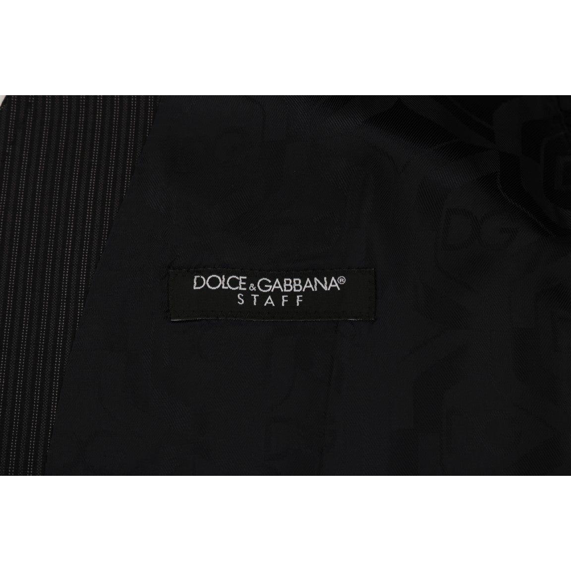 Dolce & Gabbana Gray Wool Stretch Vest SIG60320-1