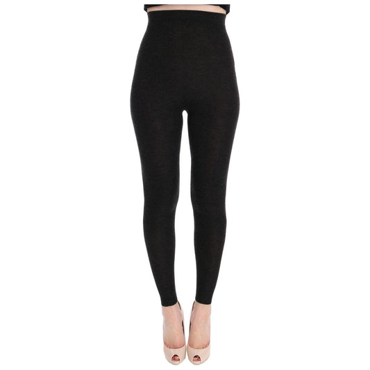 Dolce & Gabbana Gray Cashmere Stretch Tights SIG10012-4