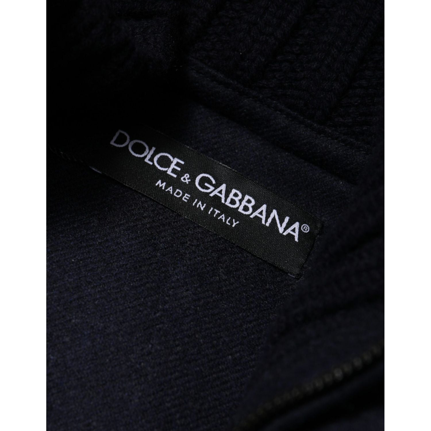 Dolce & Gabbana Black Nylon Hooded Puffer Men Coat Jacket