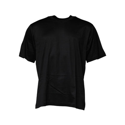 Dolce & Gabbana Black Crew Neck Short Sleeve T-shirt