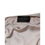 Christian Pellizzari Beige One Shoulder Asymmetric Drape Dress DR281425-40