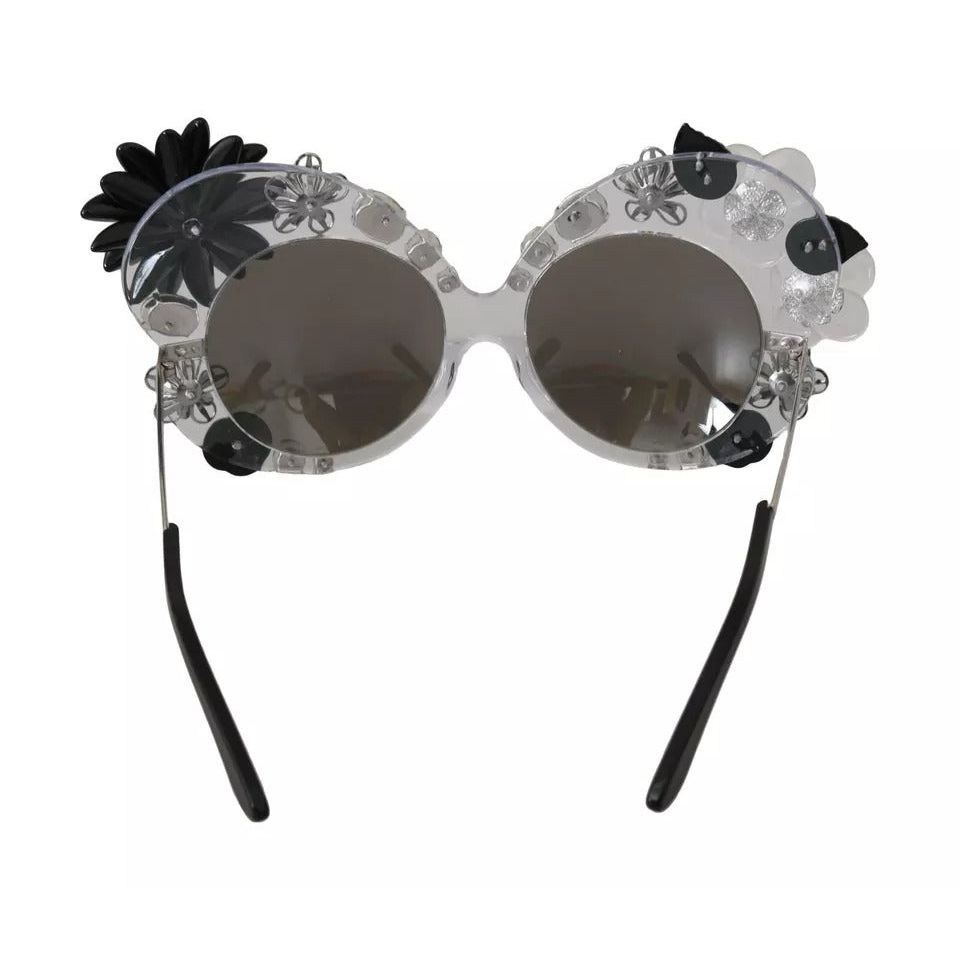Dolce & Gabbana Transparent DG4292 Round Crystal Sunglasses GLA628