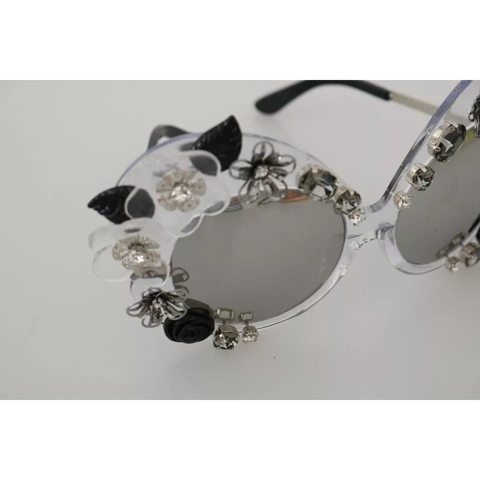 Dolce & Gabbana Transparent DG4292 Round Crystal Sunglasses GLA628