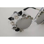 Dolce & Gabbana Transparent DG4292 Round Crystal Sunglasses GLA628