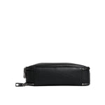 Dolce & Gabbana Black Nylon Leather Logo Top Handle Crossbody Bag BAG1636