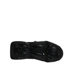 Dolce & Gabbana Black Slip On Wave Quilted Sneakers Shoes