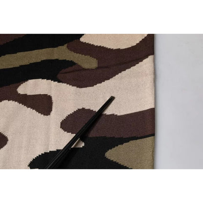 Dolce & Gabbana Multicolor Camouflage Collared Polo T-shirt