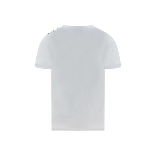 Balmain Balmain Logoed T-Shirt 1728,72470364320,Balmain,Clothing,L,M,New with tags,S,Tops & T-Shirts - Women - Clothing,White,Women,Women - Clothing,XS BA-BF1EF005BB02GAB-S