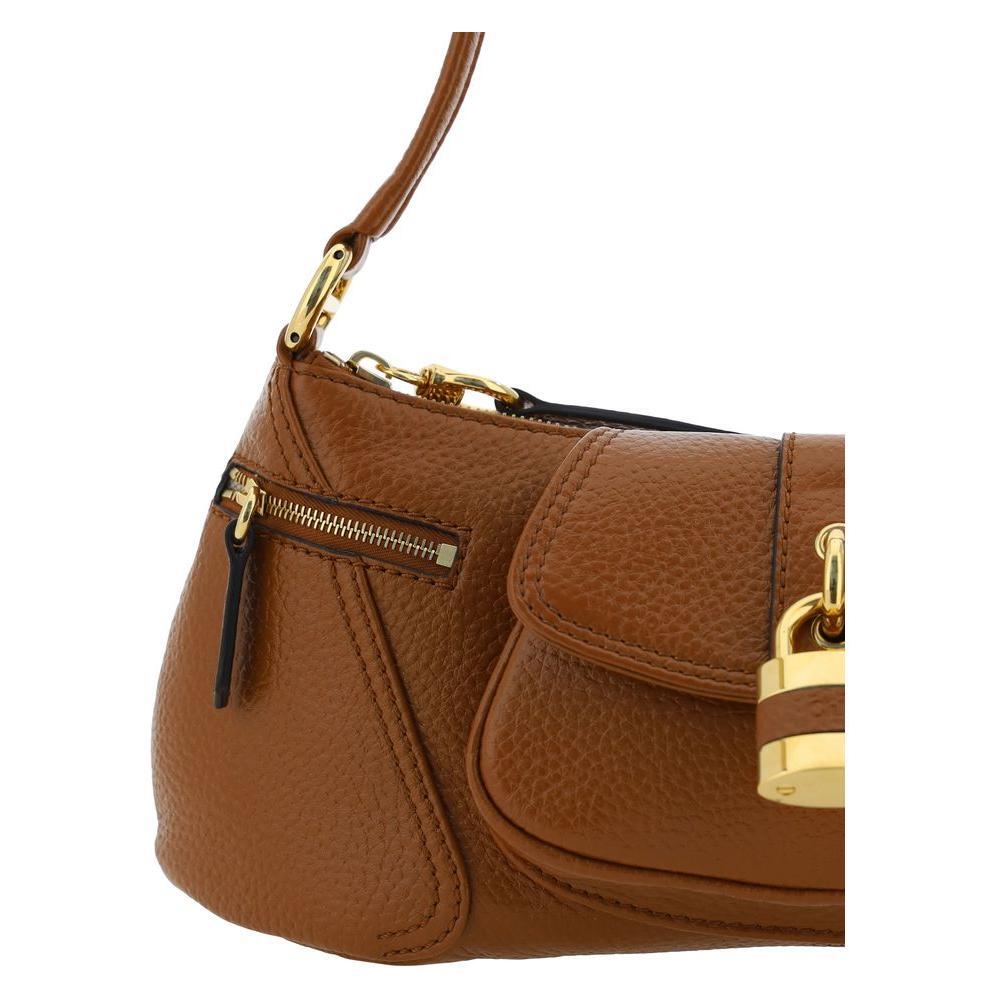 Front view with bag zipped and handles upright.