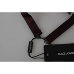 Dolce & Gabbana Bordeaux Red Silk Solid Classic Bowtie KRA3002