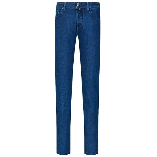 Jacob Cohen Blue Cotton Jeans Denim